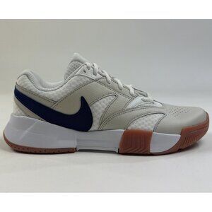 Nike Court Lite 4 Womens Size 8 Tennis Shoes Sneakers Light Bone Blue FD6575-102